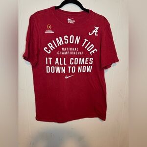 Nike Crimson Tide National Championship Tee - Red